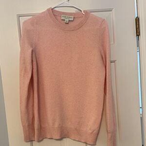 White + Warren Women's Pink Cashmere Sweater, S